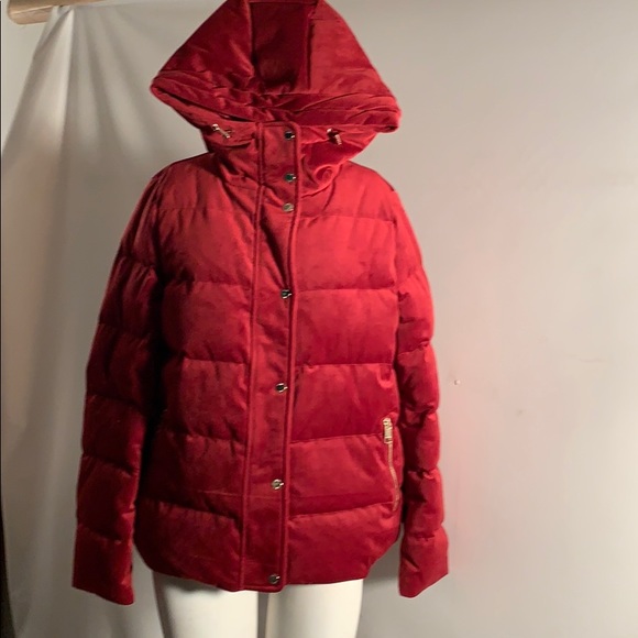 tommy hilfiger red velvet jacket